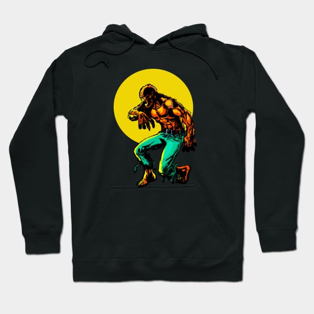 Vintage Werewolf Hoodie by StudioPM71